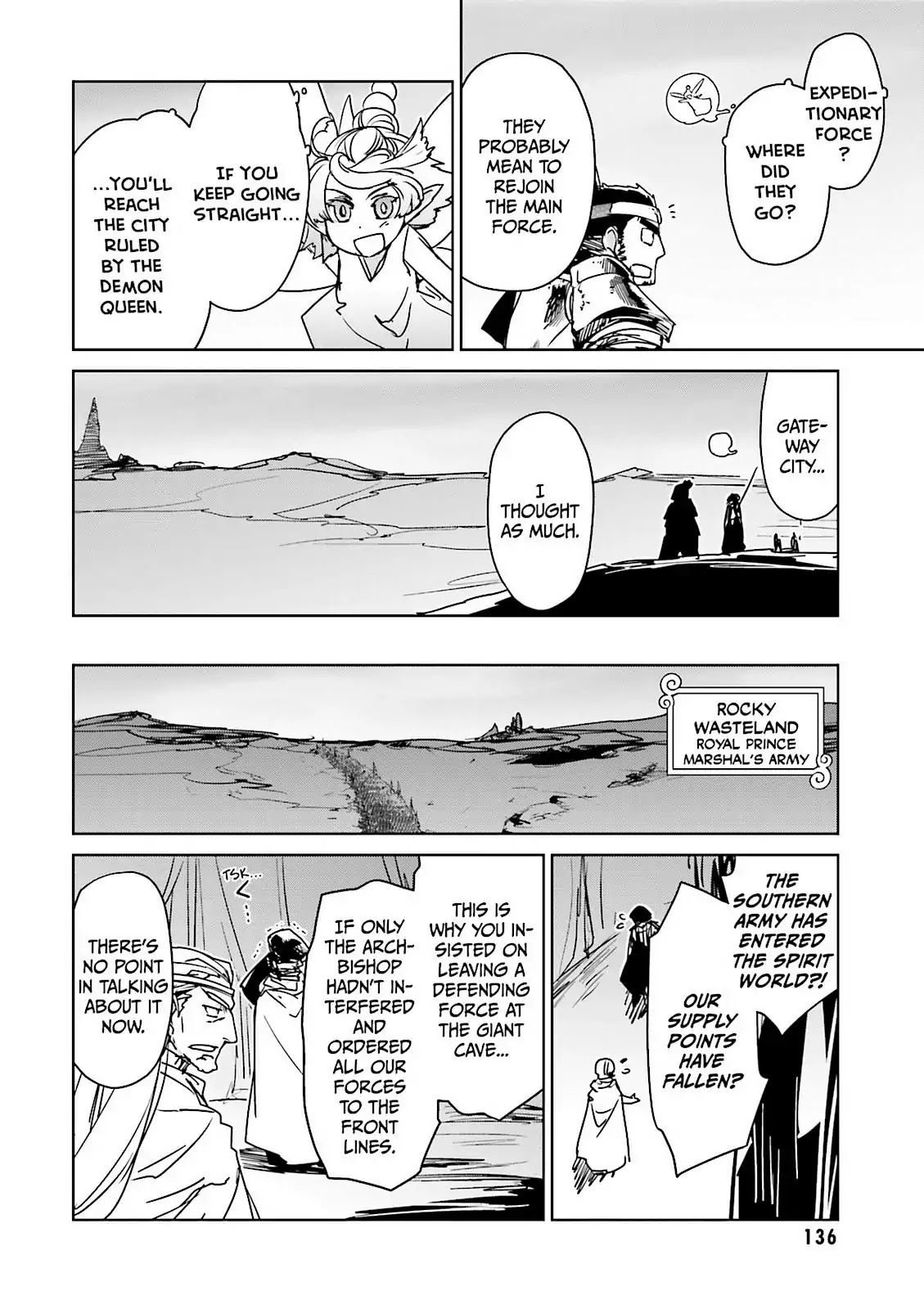 Maoyuu Maou Yuusha - "Kono Watashi no Mono Tonare, Yuusha yo" "Kotowaru!" Chapter 49 page 34 - Chapter 49: Have Hope For Your Story That Will Someday Begin
