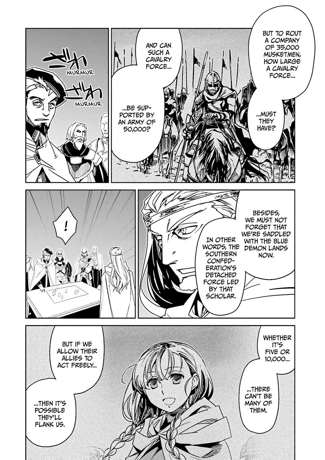 Maoyuu Maou Yuusha - "Kono Watashi no Mono Tonare, Yuusha yo" "Kotowaru!" Chapter 49 page 38 - Chapter 49: Have Hope For Your Story That Will Someday Begin