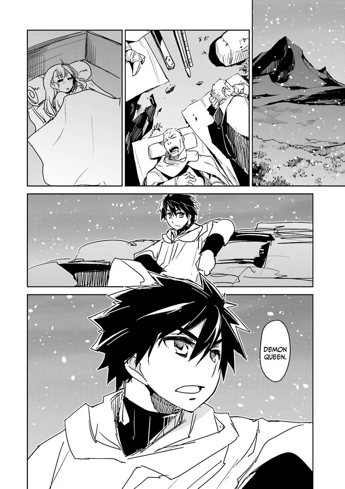 Maoyuu Maou Yuusha - "Kono Watashi no Mono Tonare, Yuusha yo" "Kotowaru!" Chapter 49 page 44 - Chapter 49: Have Hope For Your Story That Will Someday Begin
