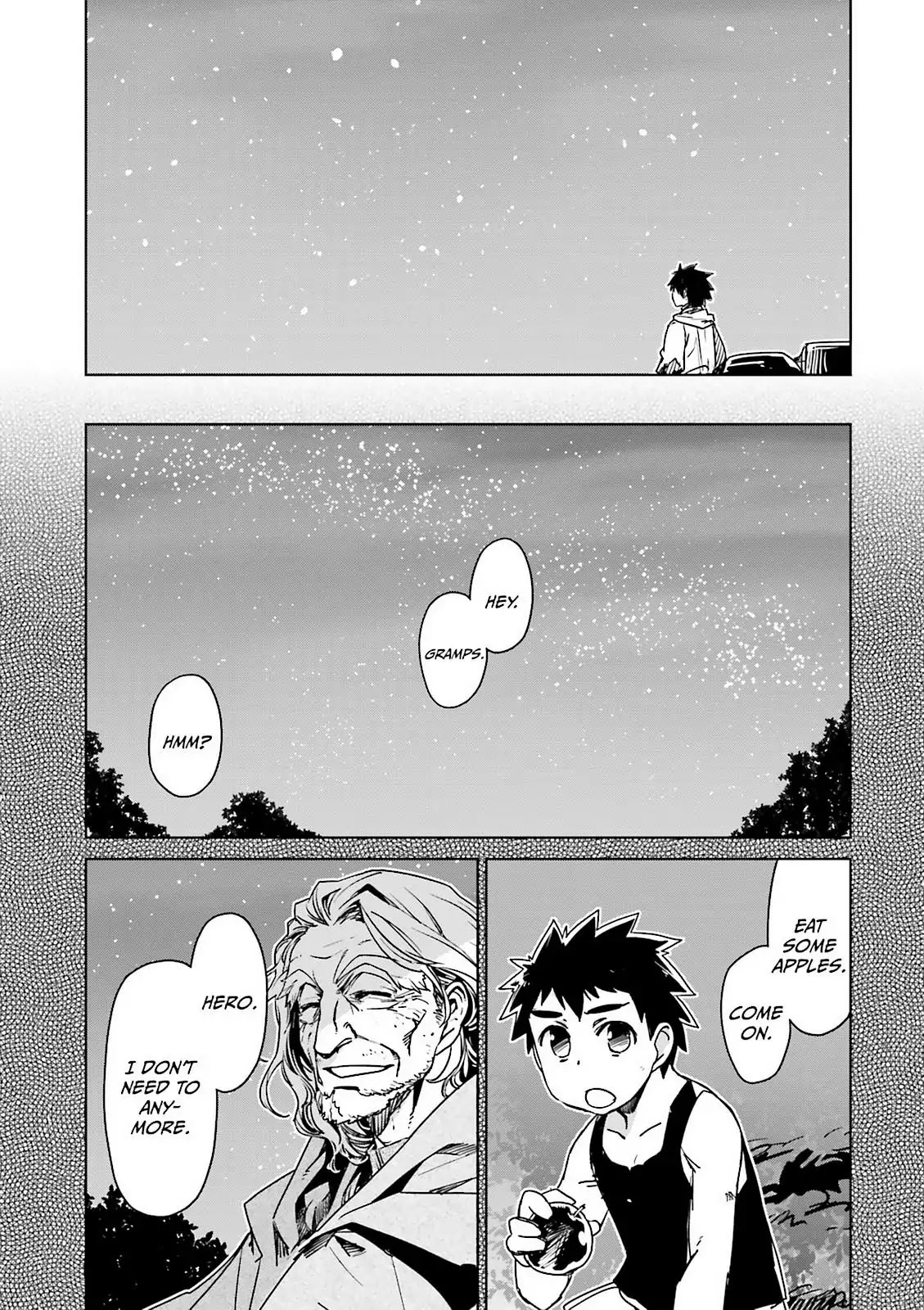 Maoyuu Maou Yuusha - "Kono Watashi no Mono Tonare, Yuusha yo" "Kotowaru!" Chapter 49 page 45 - Chapter 49: Have Hope For Your Story That Will Someday Begin