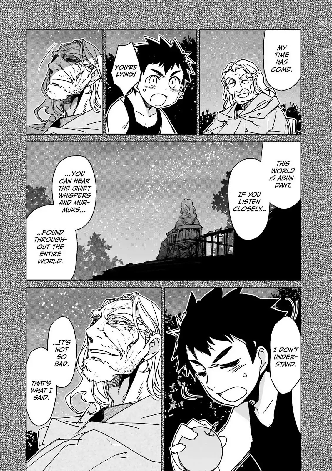 Maoyuu Maou Yuusha - "Kono Watashi no Mono Tonare, Yuusha yo" "Kotowaru!" Chapter 49 page 46 - Chapter 49: Have Hope For Your Story That Will Someday Begin