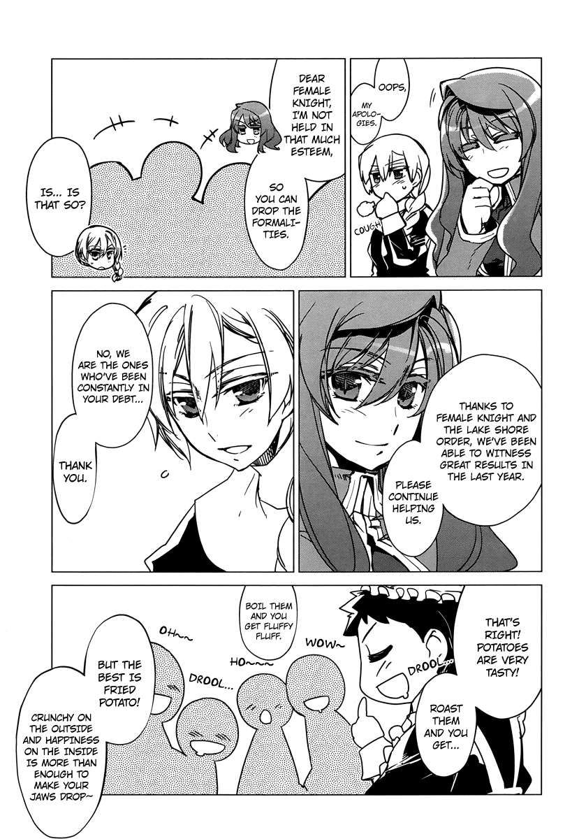 Maoyuu Maou Yuusha - "Kono Watashi no Mono Tonare, Yuusha yo" "Kotowaru!" Chapter 5 page 21 - Chapter 5: I Am the Black Knight!