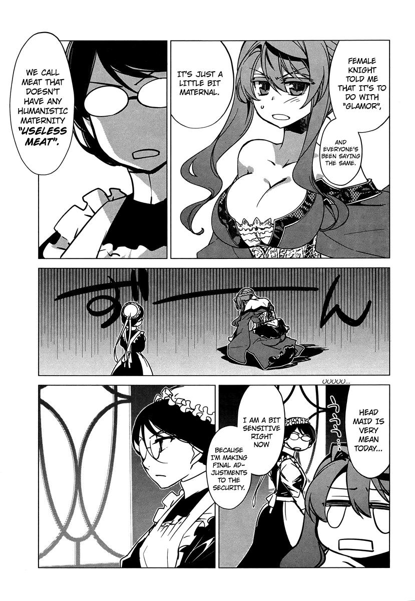 Maoyuu Maou Yuusha - "Kono Watashi no Mono Tonare, Yuusha yo" "Kotowaru!" Chapter 5 page 35 - Chapter 5: I Am the Black Knight!