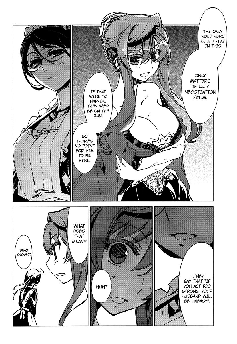 Maoyuu Maou Yuusha - "Kono Watashi no Mono Tonare, Yuusha yo" "Kotowaru!" Chapter 5 page 38 - Chapter 5: I Am the Black Knight!