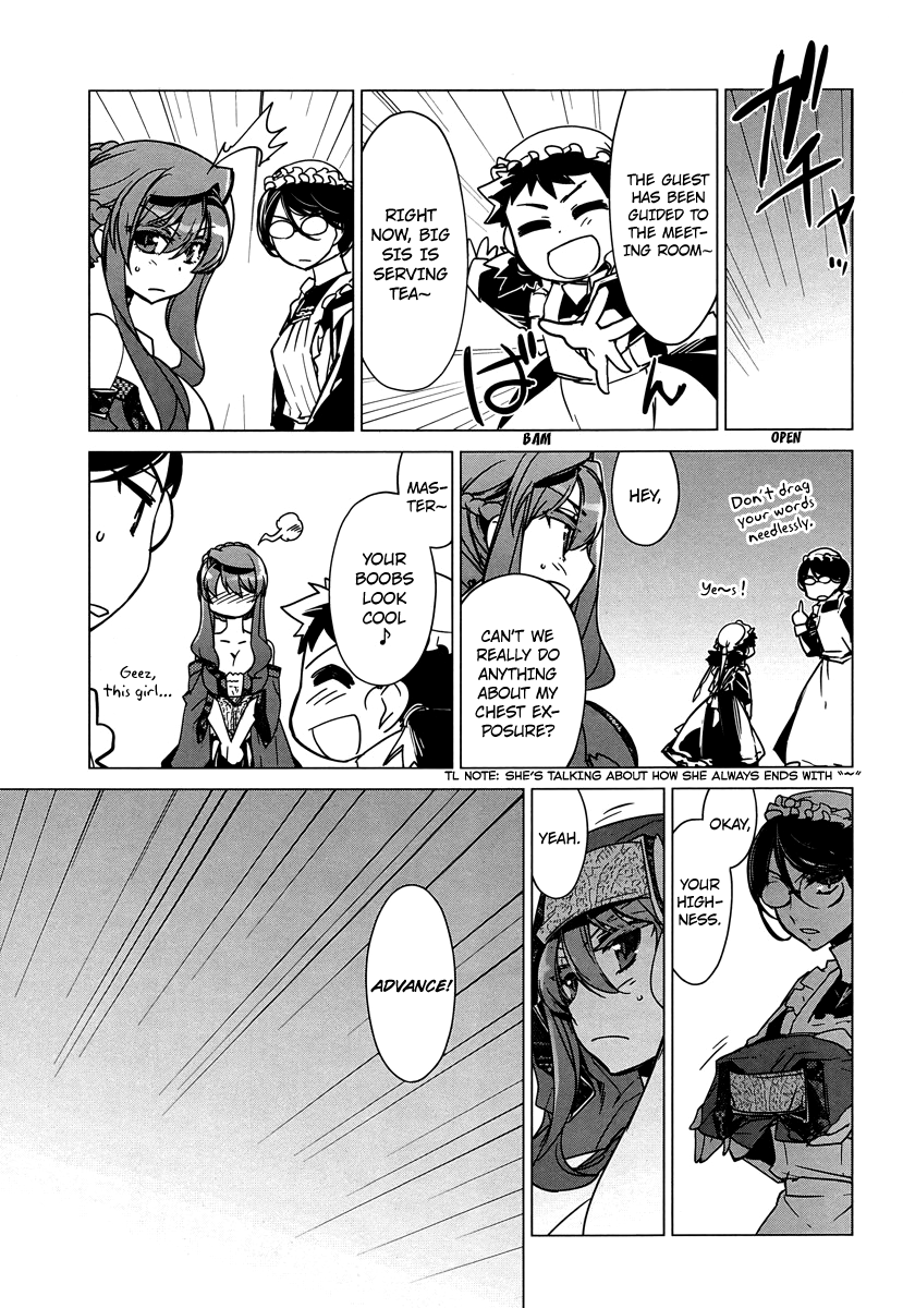 Maoyuu Maou Yuusha - "Kono Watashi no Mono Tonare, Yuusha yo" "Kotowaru!" Chapter 5 page 39 - Chapter 5: I Am the Black Knight!