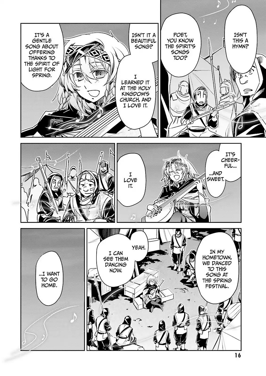 Maoyuu Maou Yuusha - "Kono Watashi no Mono Tonare, Yuusha yo" "Kotowaru!" Chapter 50 page 13 - Chapter 50: There is Only One Answer: Peace