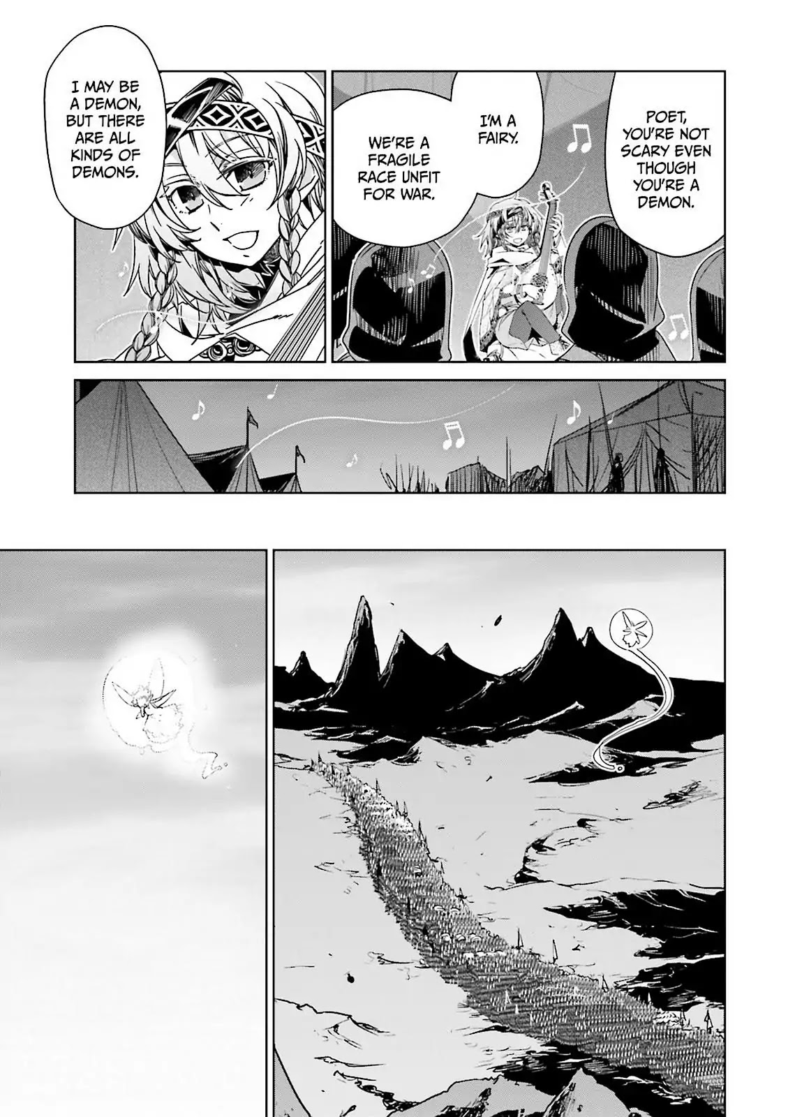 Maoyuu Maou Yuusha - "Kono Watashi no Mono Tonare, Yuusha yo" "Kotowaru!" Chapter 50 page 14 - Chapter 50: There is Only One Answer: Peace