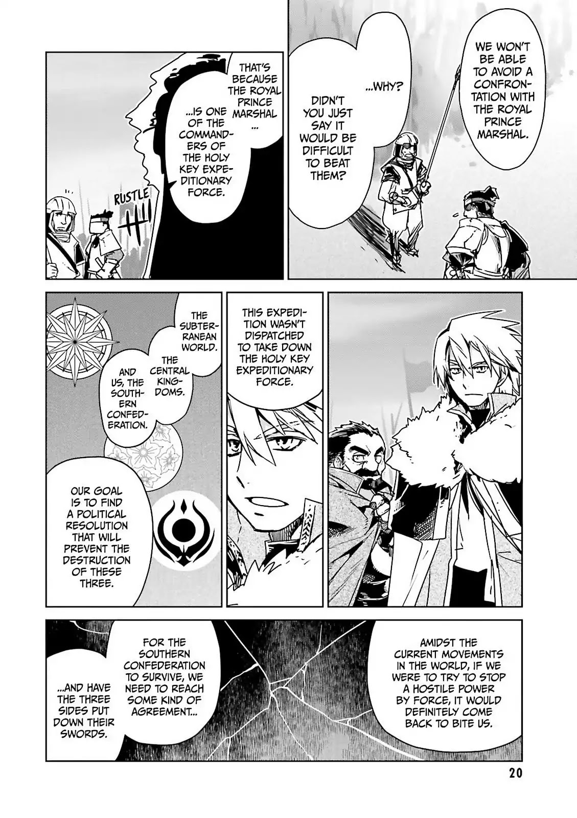 Maoyuu Maou Yuusha - "Kono Watashi no Mono Tonare, Yuusha yo" "Kotowaru!" Chapter 50 page 17 - Chapter 50: There is Only One Answer: Peace