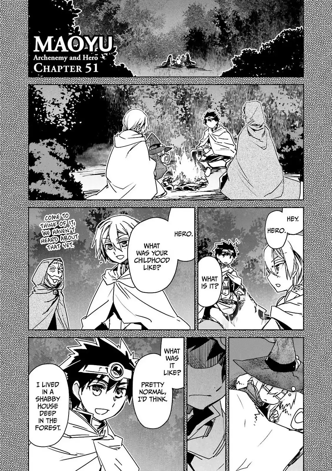 Maoyuu Maou Yuusha - "Kono Watashi no Mono Tonare, Yuusha yo" "Kotowaru!" Chapter 51 page 1 - Chapter 51: It's What the Spirit Wants