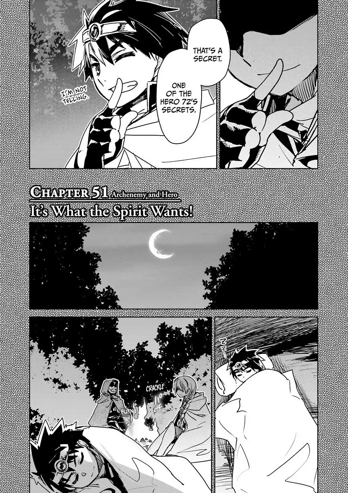 Maoyuu Maou Yuusha - "Kono Watashi no Mono Tonare, Yuusha yo" "Kotowaru!" Chapter 51 page 3 - Chapter 51: It's What the Spirit Wants