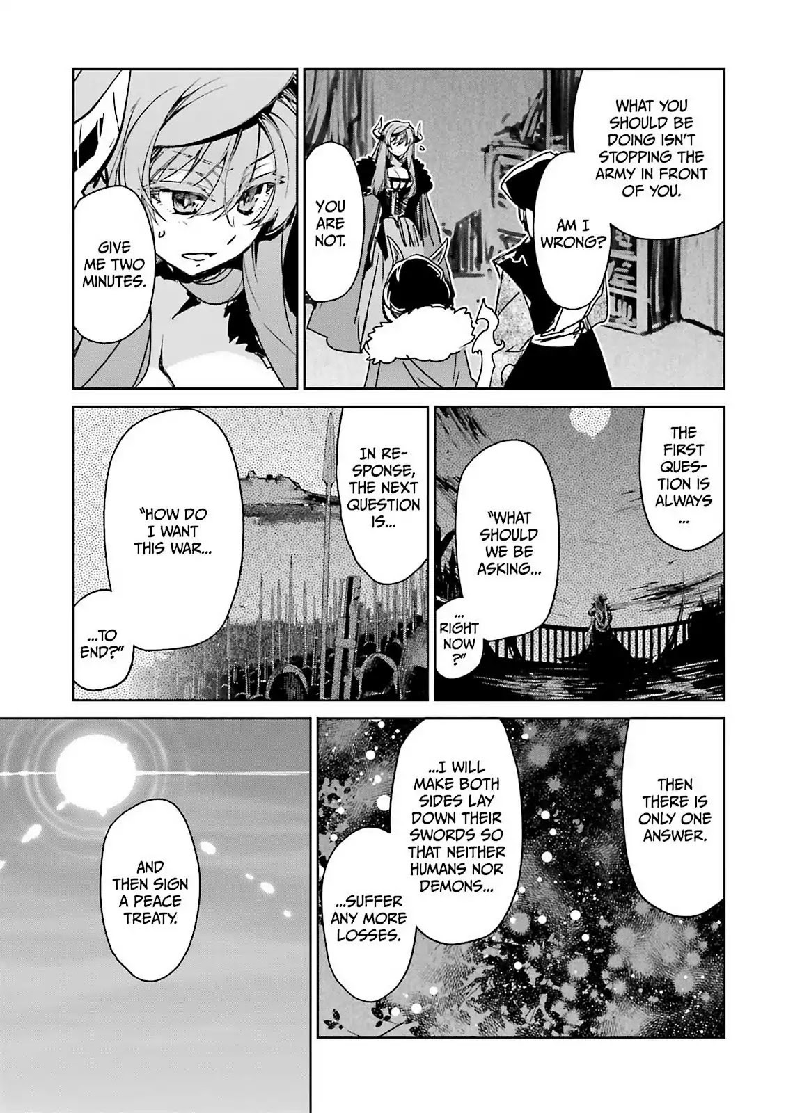 Maoyuu Maou Yuusha - "Kono Watashi no Mono Tonare, Yuusha yo" "Kotowaru!" Chapter 51 page 39 - Chapter 51: It's What the Spirit Wants