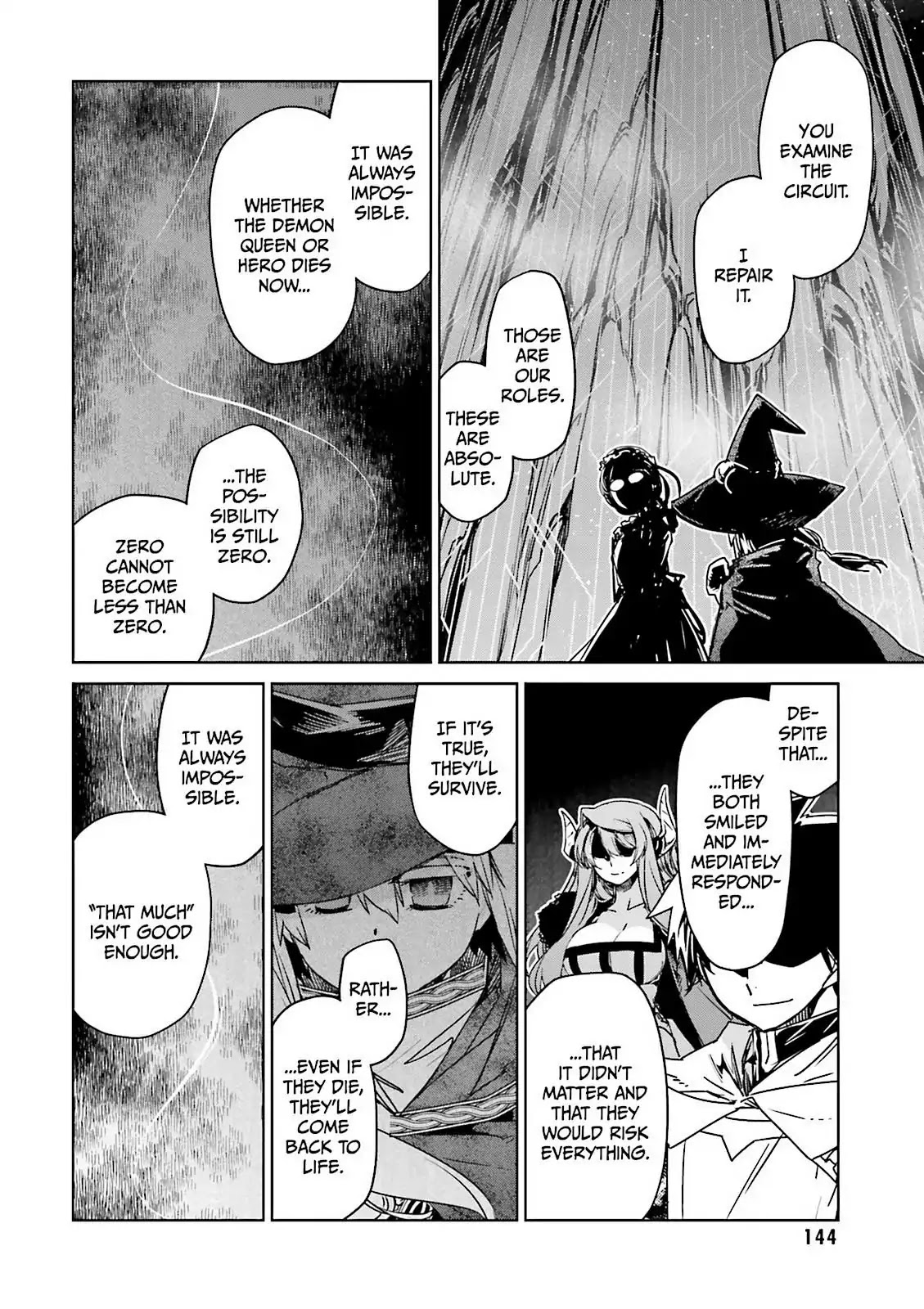 Maoyuu Maou Yuusha - "Kono Watashi no Mono Tonare, Yuusha yo" "Kotowaru!" Chapter 52 page 31 - Chapter 52: There is an "End" to Gateway City