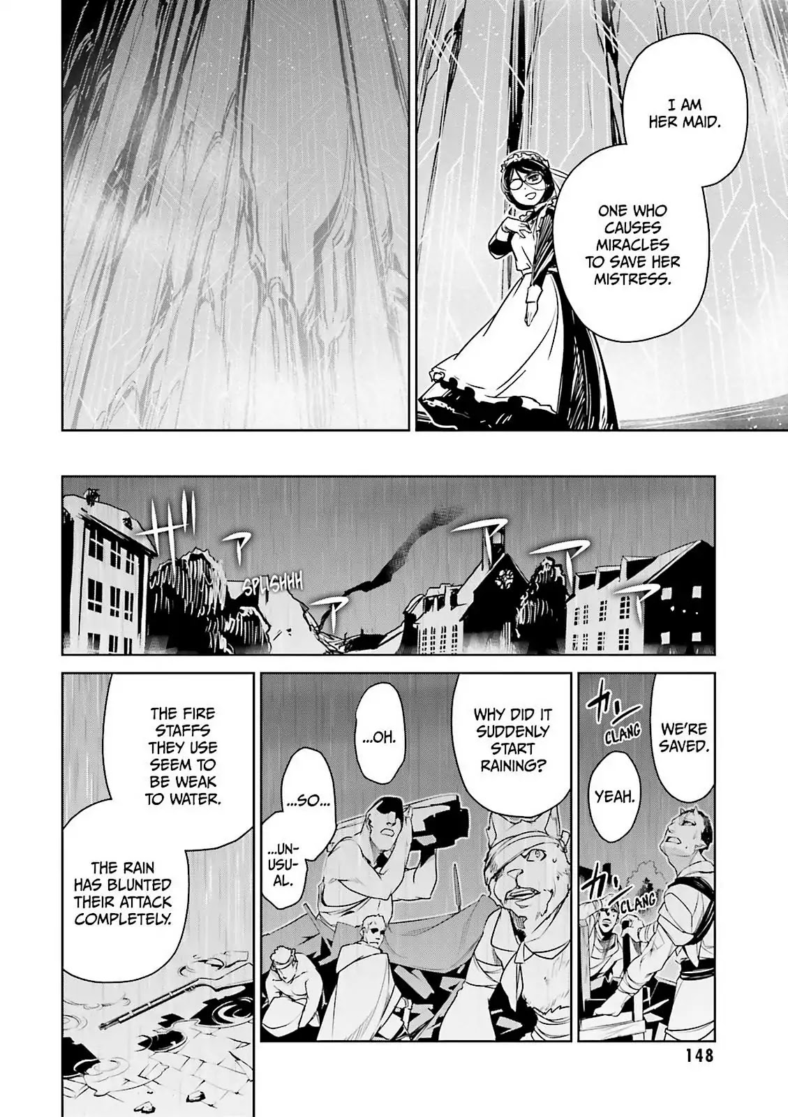 Maoyuu Maou Yuusha - "Kono Watashi no Mono Tonare, Yuusha yo" "Kotowaru!" Chapter 52 page 35 - Chapter 52: There is an "End" to Gateway City