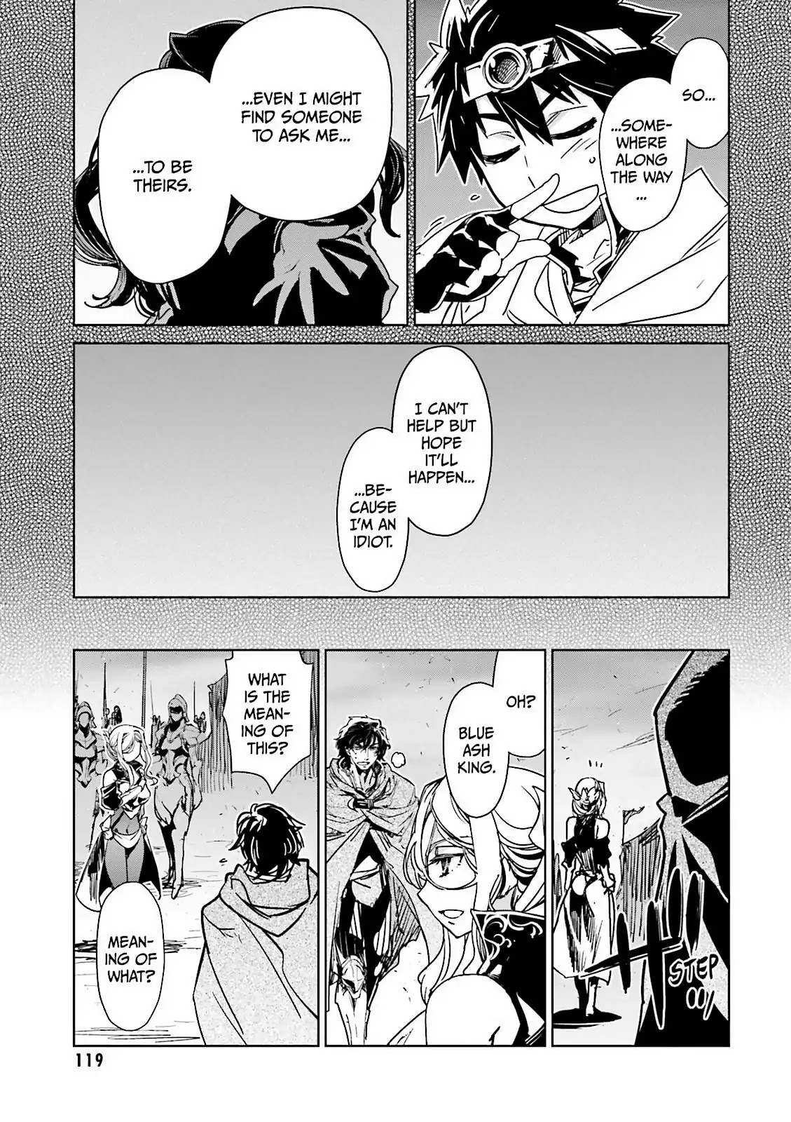 Maoyuu Maou Yuusha - "Kono Watashi no Mono Tonare, Yuusha yo" "Kotowaru!" Chapter 52 page 7 - Chapter 52: There is an "End" to Gateway City