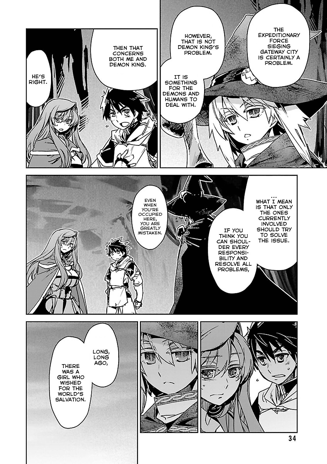Maoyuu Maou Yuusha - "Kono Watashi no Mono Tonare, Yuusha yo" "Kotowaru!" Chapter 53 page 22 - Chapter 53: Since that was the girl's wish