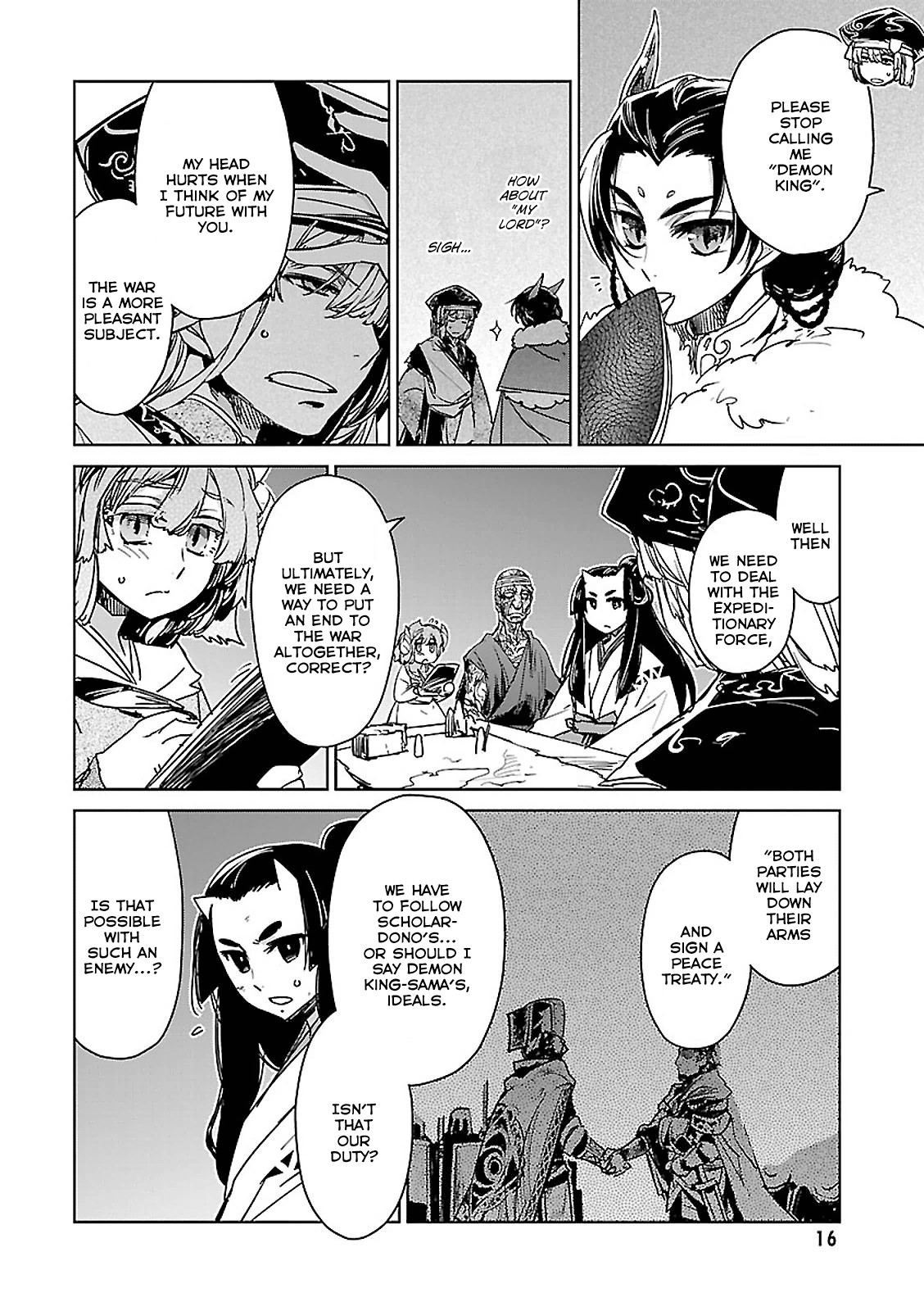 Maoyuu Maou Yuusha - "Kono Watashi no Mono Tonare, Yuusha yo" "Kotowaru!" Chapter 53 page 4 - Chapter 53: Since that was the girl's wish