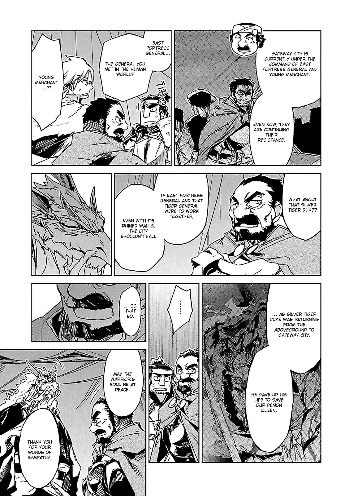 Maoyuu Maou Yuusha - "Kono Watashi no Mono Tonare, Yuusha yo" "Kotowaru!" Chapter 54 page 21 - Chapter 54
