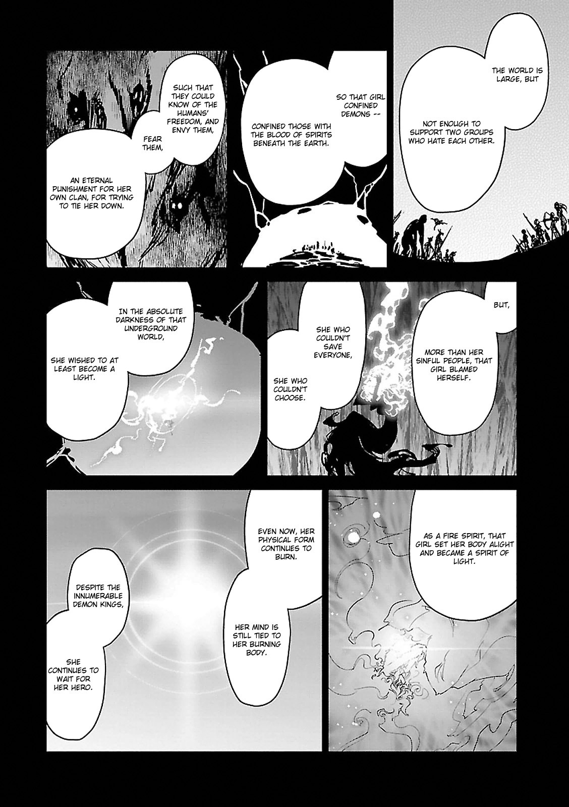 Maoyuu Maou Yuusha - "Kono Watashi no Mono Tonare, Yuusha yo" "Kotowaru!" Chapter 54 page 36 - Chapter 54