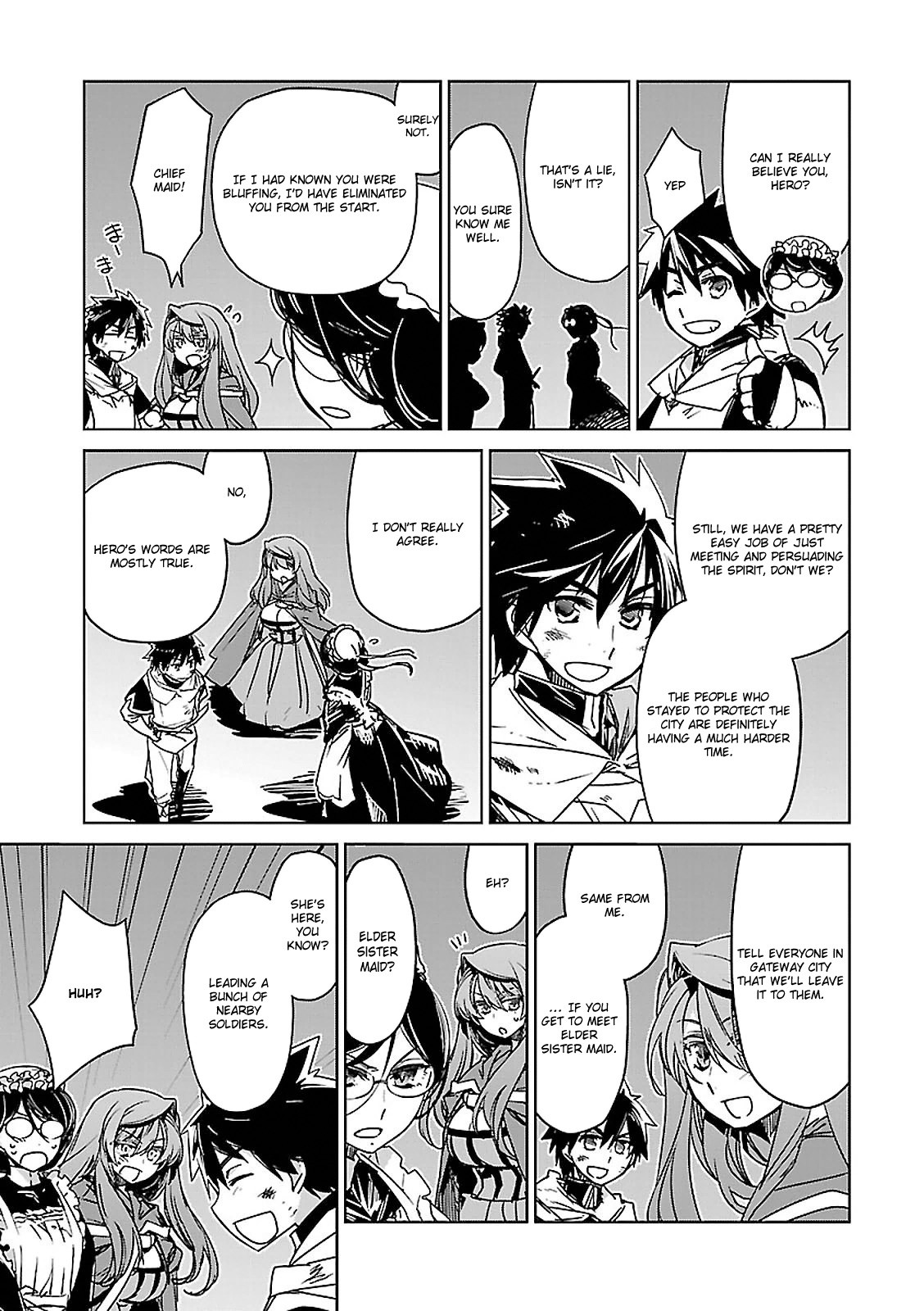 Maoyuu Maou Yuusha - "Kono Watashi no Mono Tonare, Yuusha yo" "Kotowaru!" Chapter 54 page 39 - Chapter 54