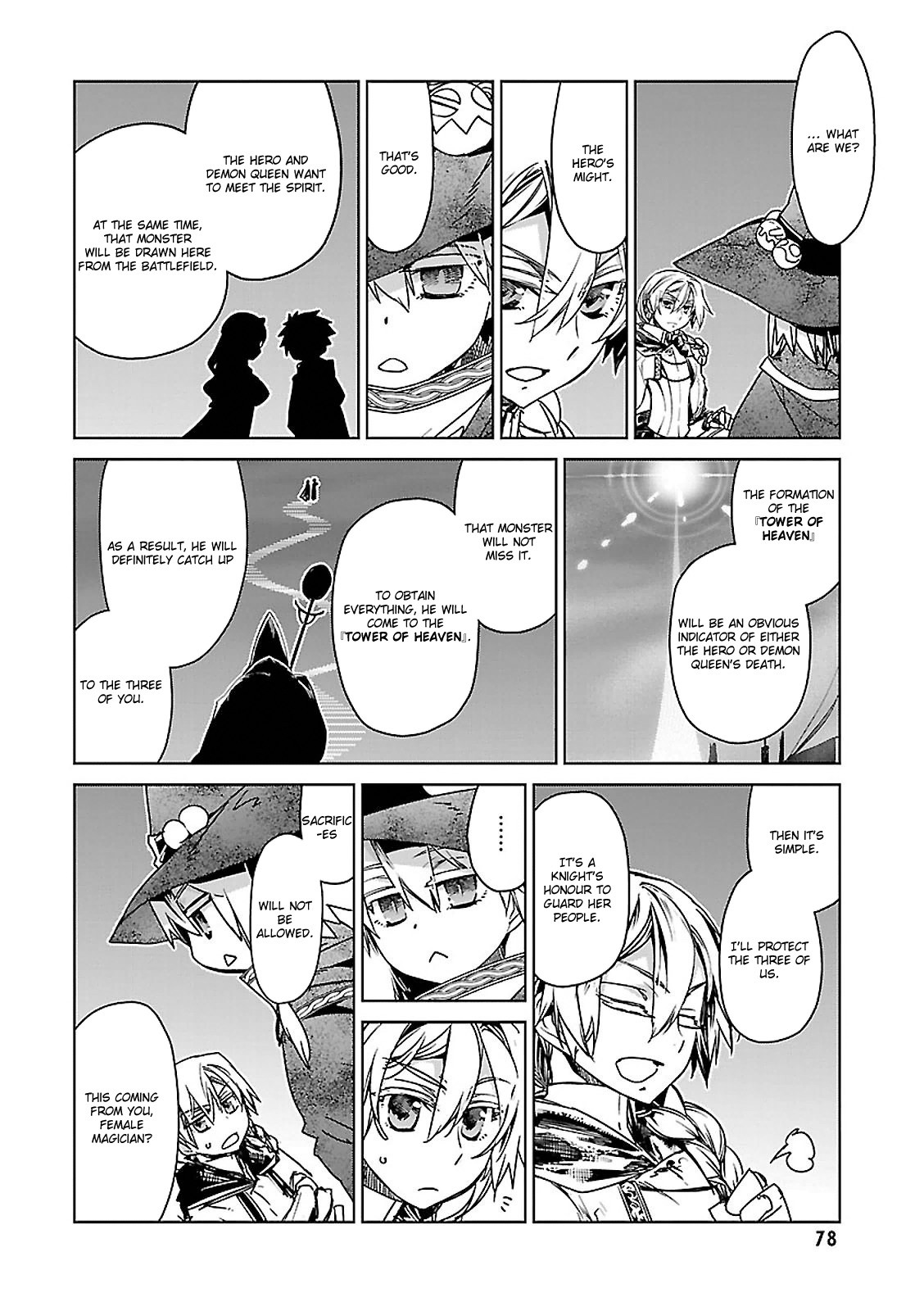 Maoyuu Maou Yuusha - "Kono Watashi no Mono Tonare, Yuusha yo" "Kotowaru!" Chapter 54 page 42 - Chapter 54