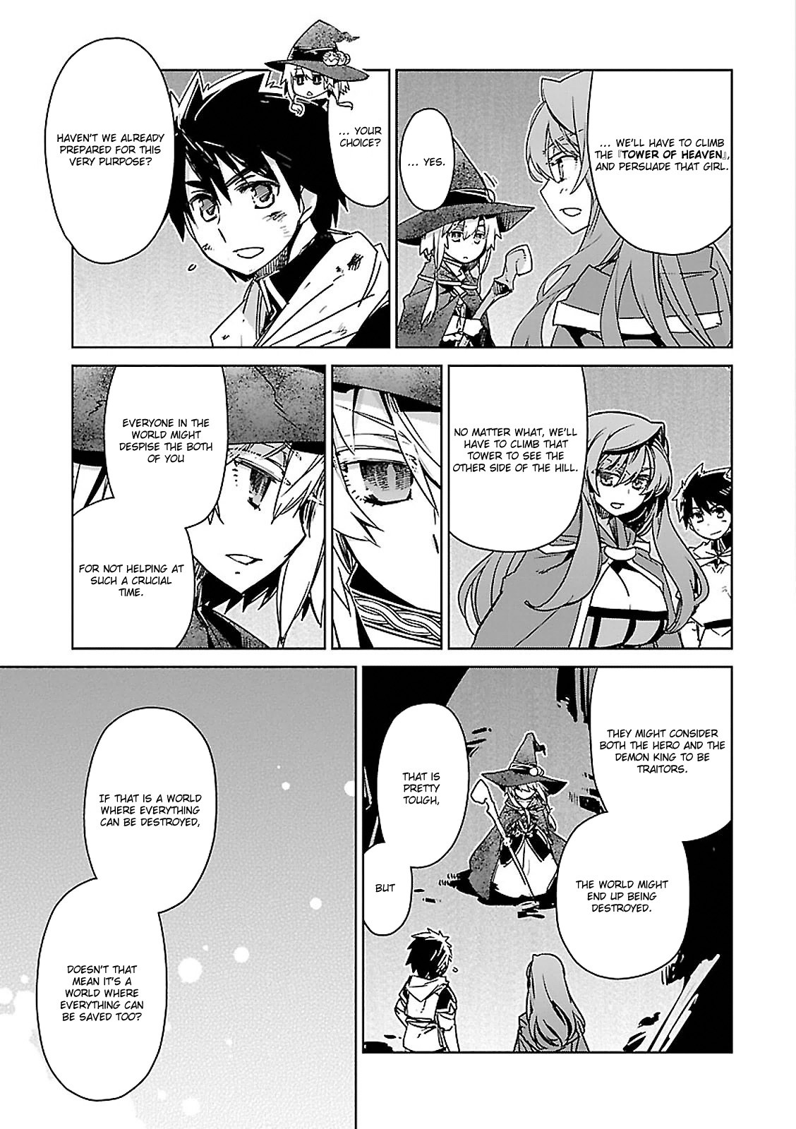 Maoyuu Maou Yuusha - "Kono Watashi no Mono Tonare, Yuusha yo" "Kotowaru!" Chapter 54 page 7 - Chapter 54