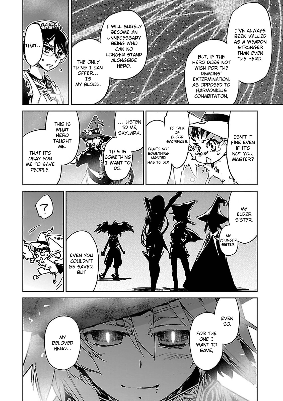 Maoyuu Maou Yuusha - "Kono Watashi no Mono Tonare, Yuusha yo" "Kotowaru!" Chapter 55 page 17 - Chapter 55
