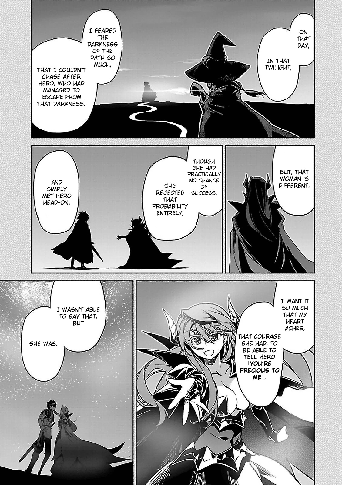 Maoyuu Maou Yuusha - "Kono Watashi no Mono Tonare, Yuusha yo" "Kotowaru!" Chapter 55 page 18 - Chapter 55