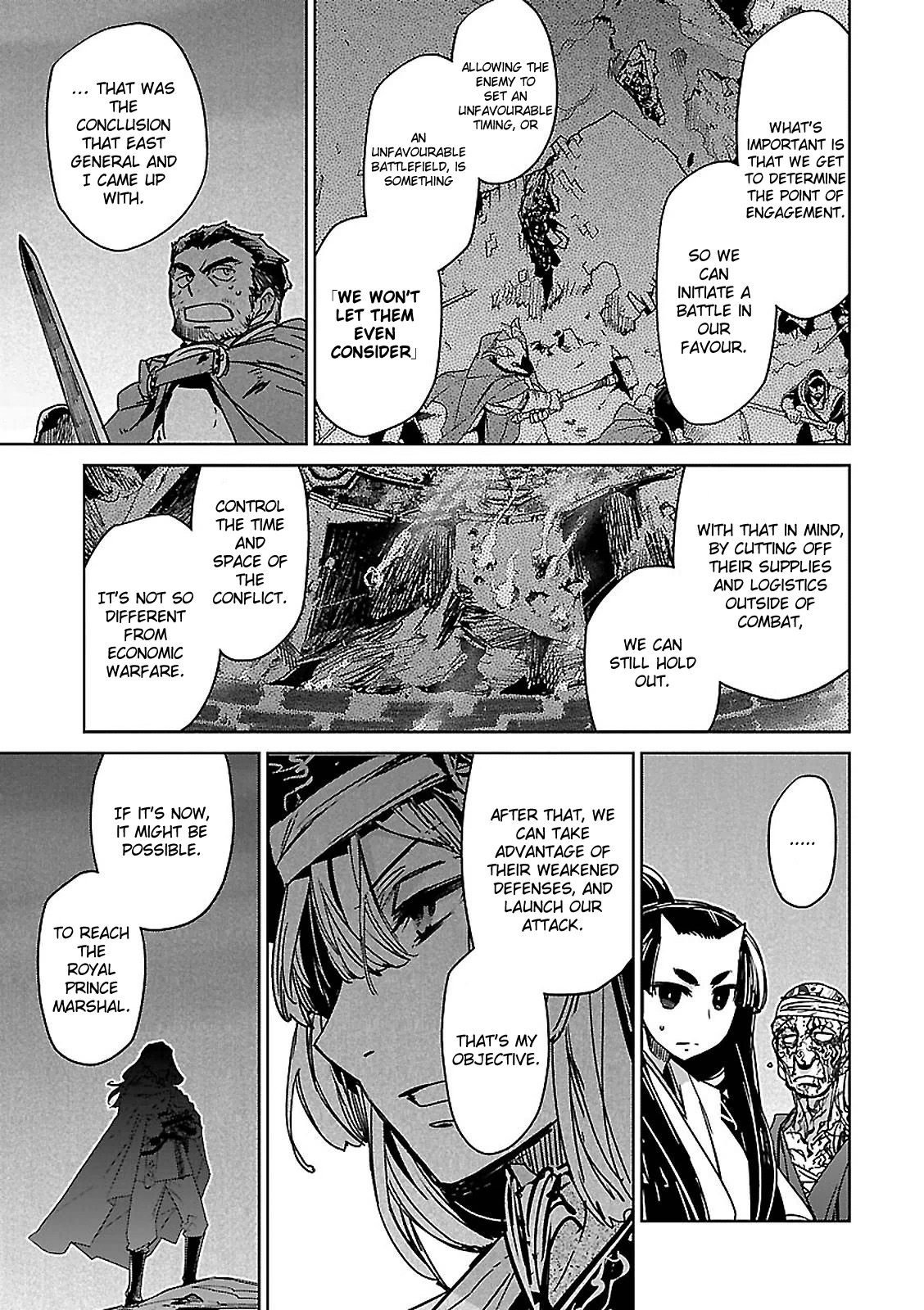 Maoyuu Maou Yuusha - "Kono Watashi no Mono Tonare, Yuusha yo" "Kotowaru!" Chapter 55 page 35 - Chapter 55
