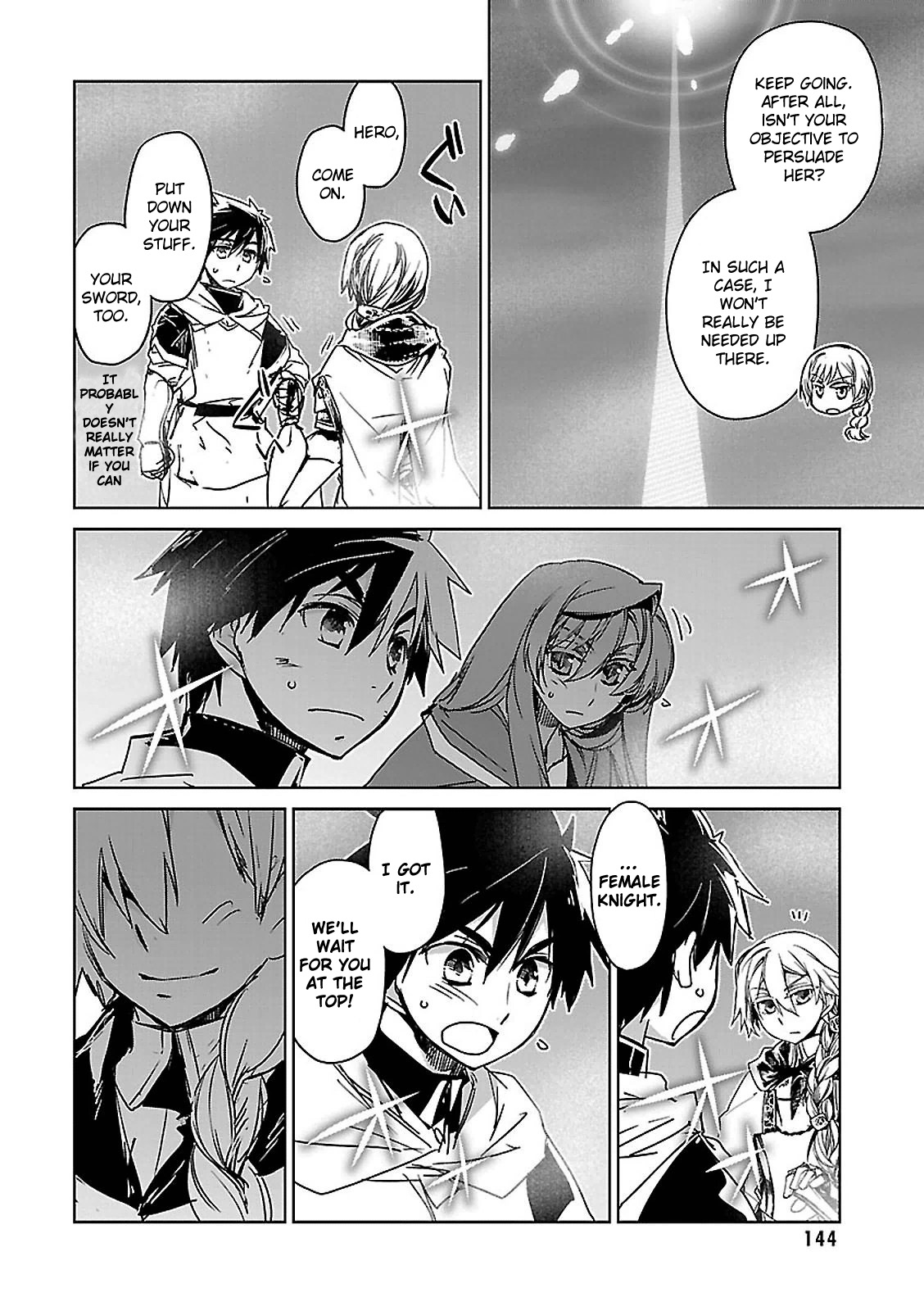 Maoyuu Maou Yuusha - "Kono Watashi no Mono Tonare, Yuusha yo" "Kotowaru!" Chapter 55 page 41 - Chapter 55