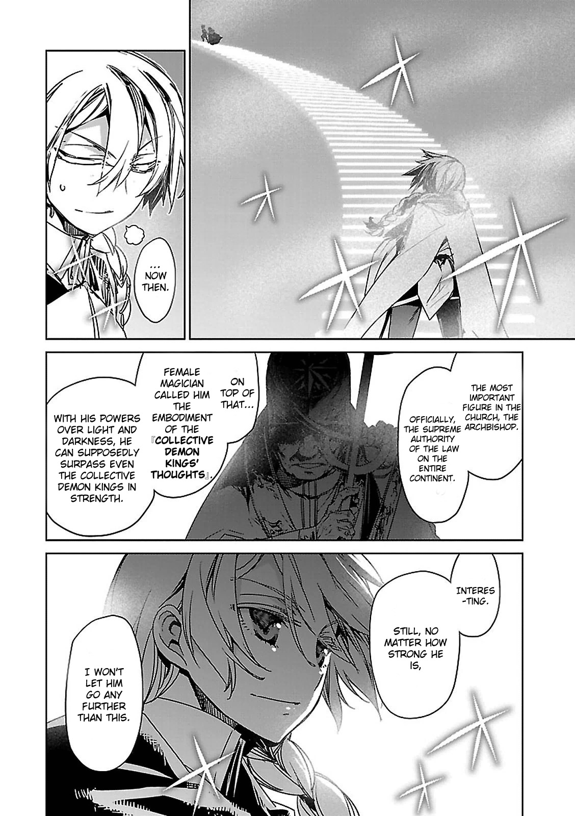 Maoyuu Maou Yuusha - "Kono Watashi no Mono Tonare, Yuusha yo" "Kotowaru!" Chapter 55 page 43 - Chapter 55