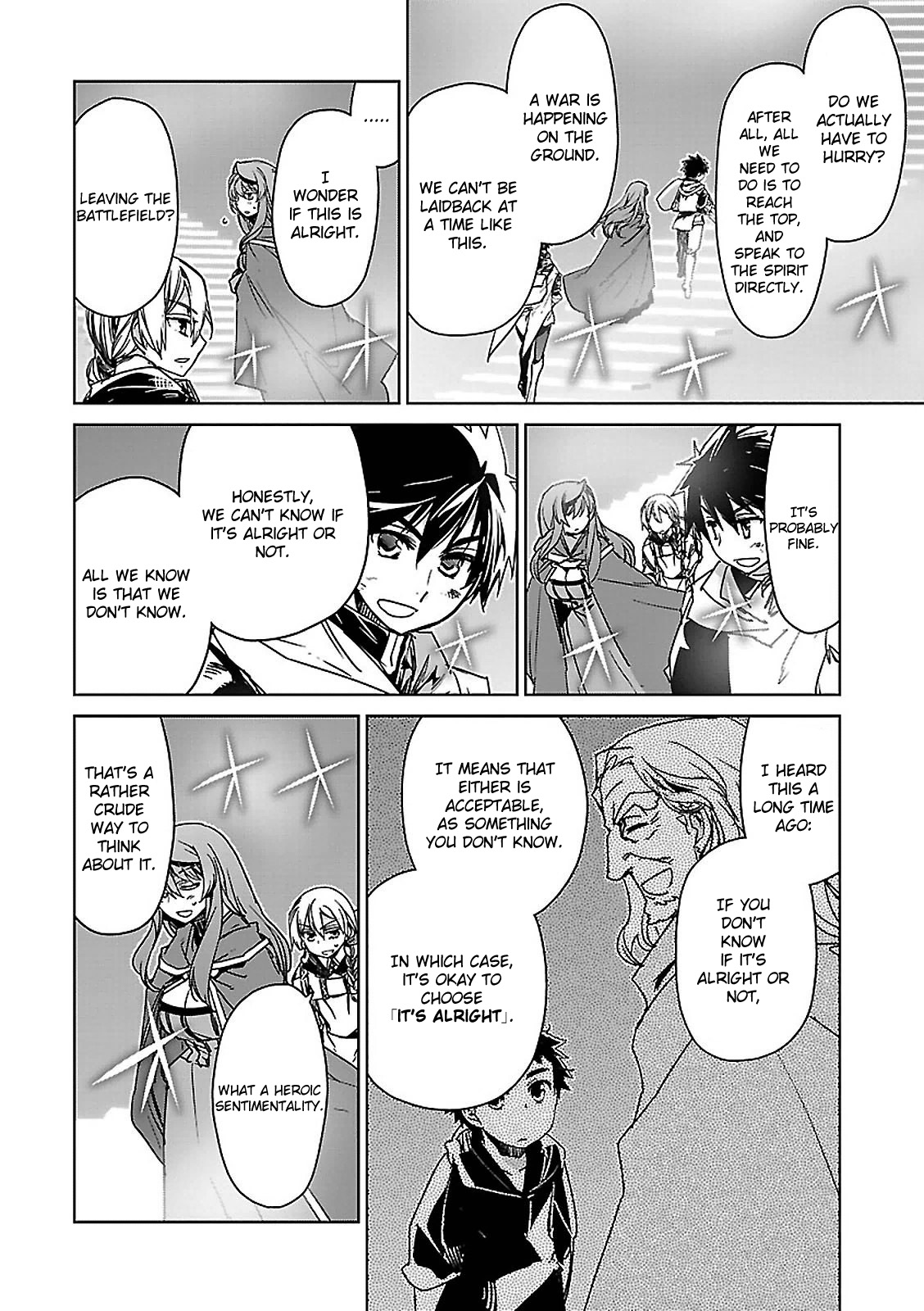 Maoyuu Maou Yuusha - "Kono Watashi no Mono Tonare, Yuusha yo" "Kotowaru!" Chapter 55 page 9 - Chapter 55