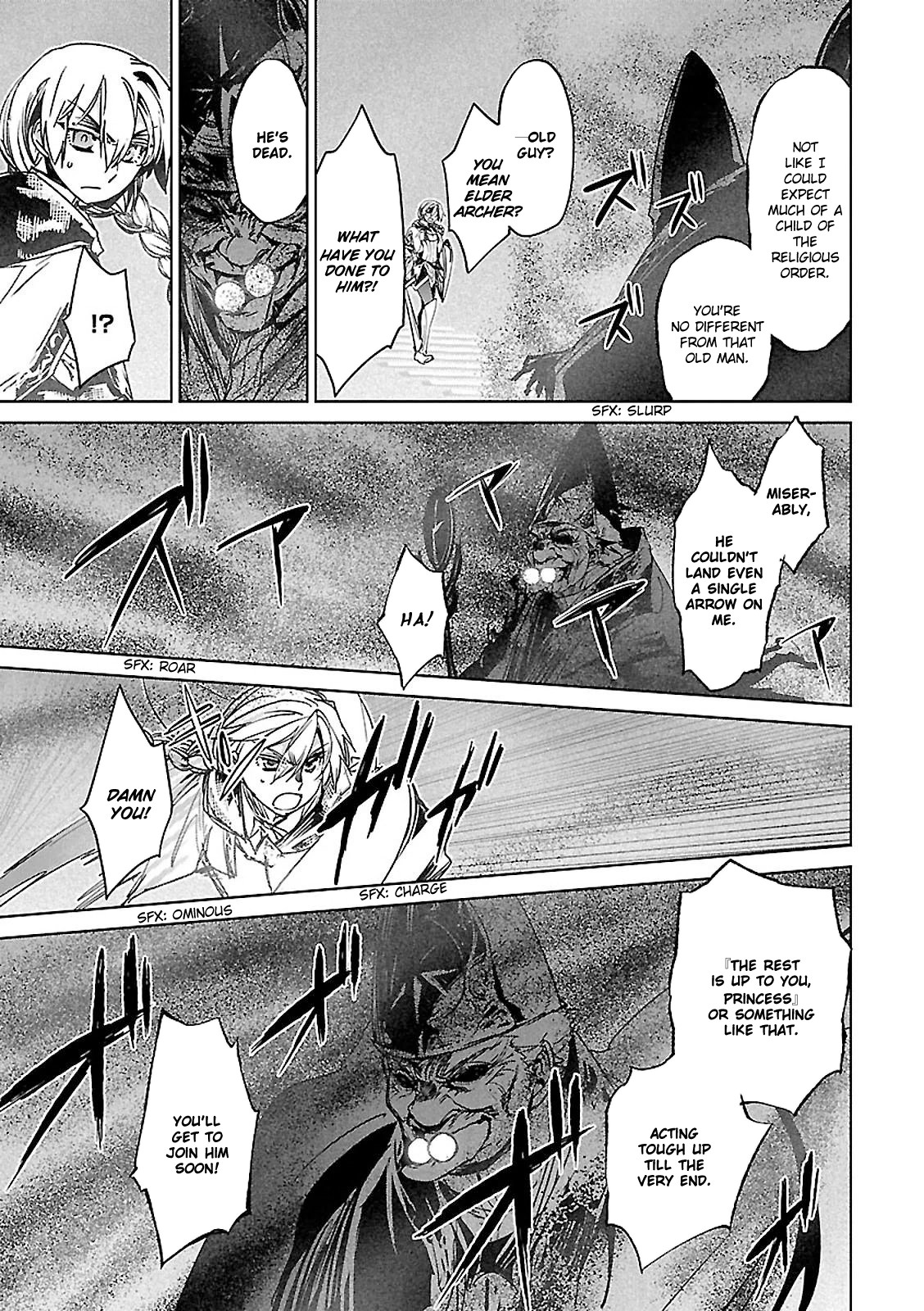 Maoyuu Maou Yuusha - "Kono Watashi no Mono Tonare, Yuusha yo" "Kotowaru!" Chapter 56 page 10 - Chapter 56