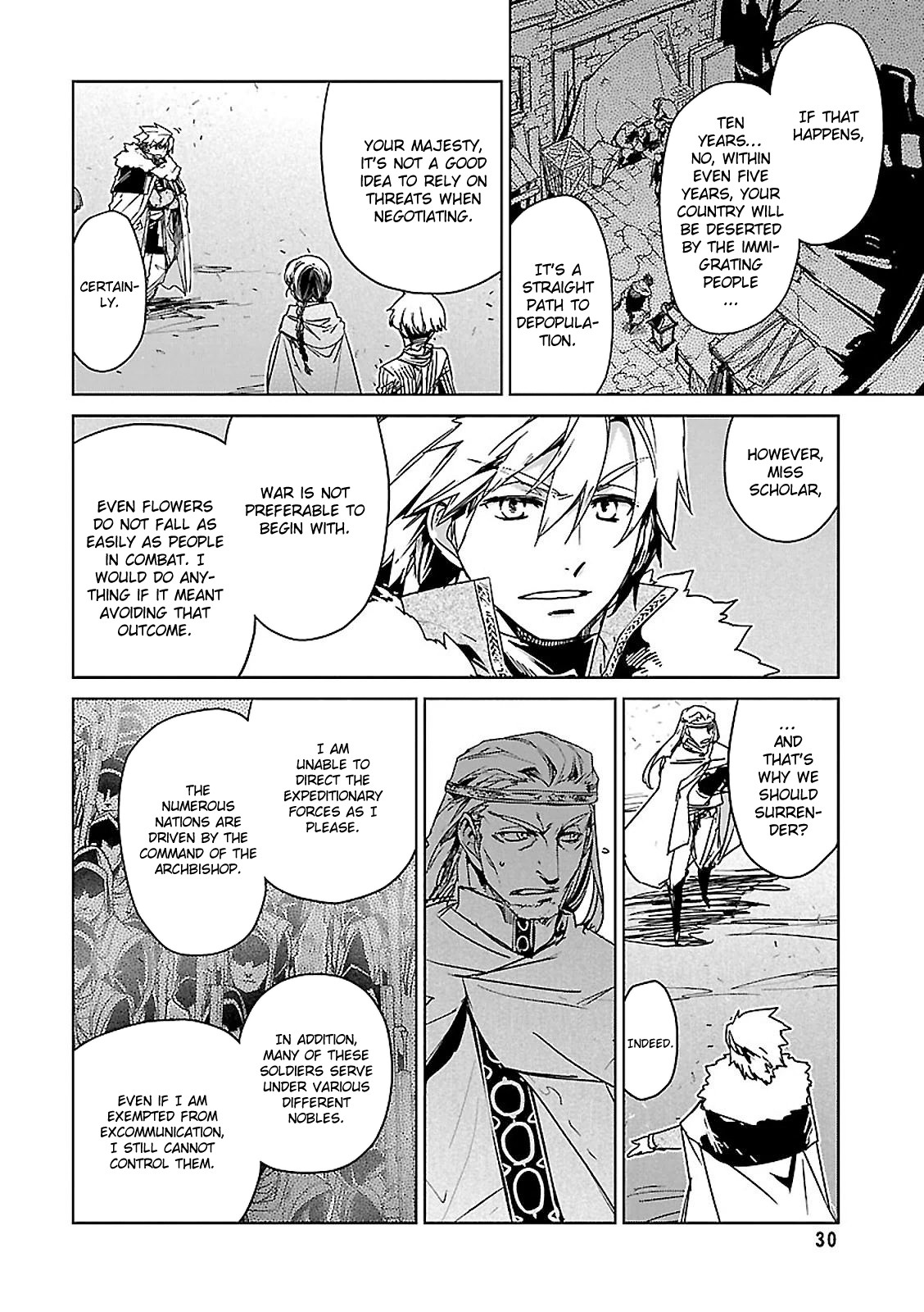 Maoyuu Maou Yuusha - "Kono Watashi no Mono Tonare, Yuusha yo" "Kotowaru!" Chapter 56 page 25 - Chapter 56