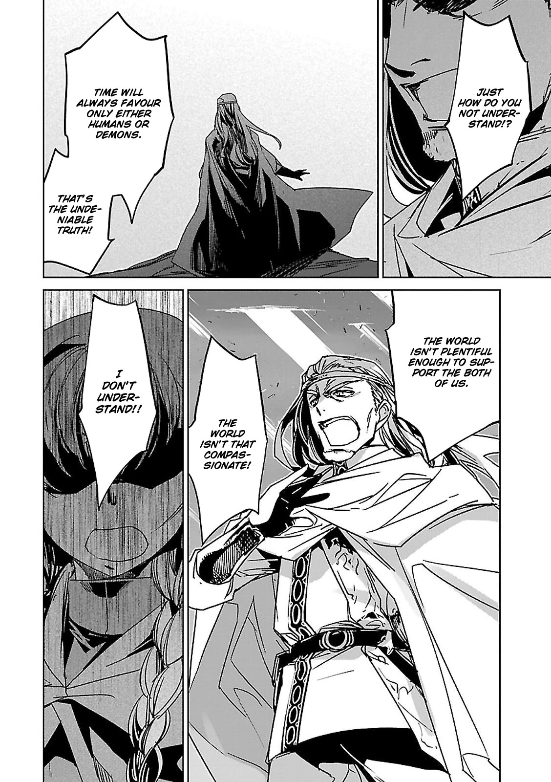 Maoyuu Maou Yuusha - "Kono Watashi no Mono Tonare, Yuusha yo" "Kotowaru!" Chapter 56 page 27 - Chapter 56