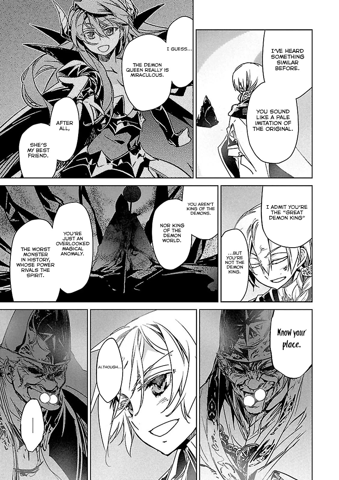 Maoyuu Maou Yuusha - "Kono Watashi no Mono Tonare, Yuusha yo" "Kotowaru!" Chapter 57 page 22 - Chapter 57