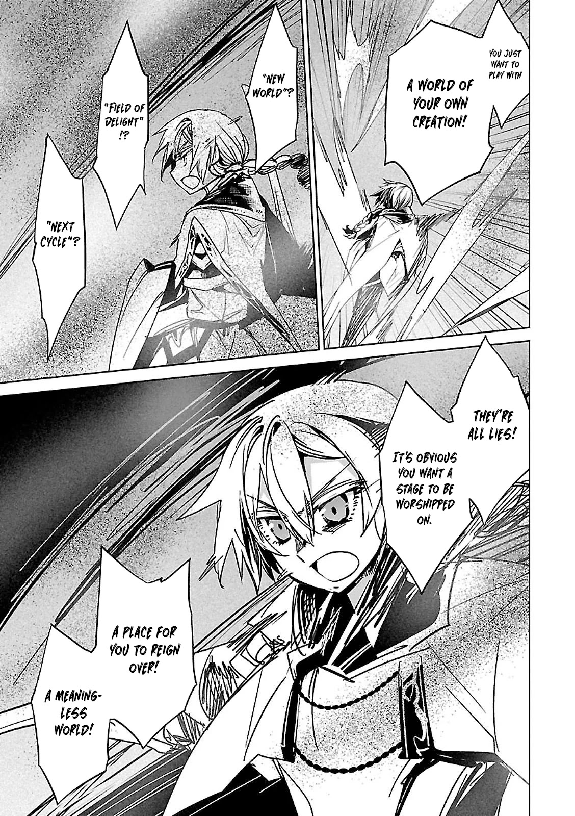 Maoyuu Maou Yuusha - "Kono Watashi no Mono Tonare, Yuusha yo" "Kotowaru!" Chapter 57 page 24 - Chapter 57