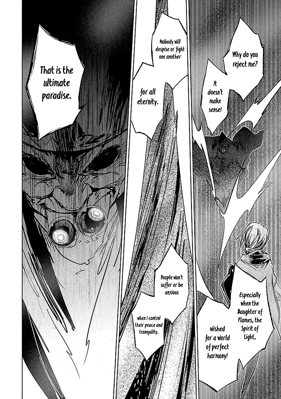 Maoyuu Maou Yuusha - "Kono Watashi no Mono Tonare, Yuusha yo" "Kotowaru!" Chapter 57 page 25 - Chapter 57