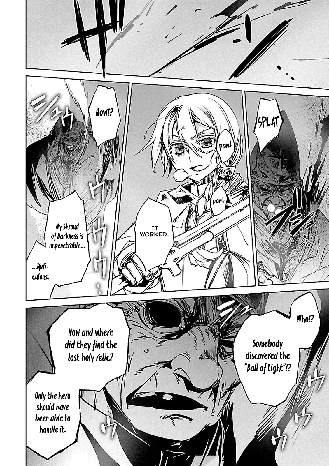 Maoyuu Maou Yuusha - "Kono Watashi no Mono Tonare, Yuusha yo" "Kotowaru!" Chapter 57 page 27 - Chapter 57