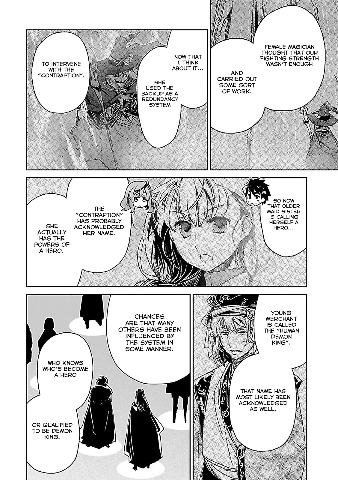 Maoyuu Maou Yuusha - "Kono Watashi no Mono Tonare, Yuusha yo" "Kotowaru!" Chapter 57 page 46 - Chapter 57
