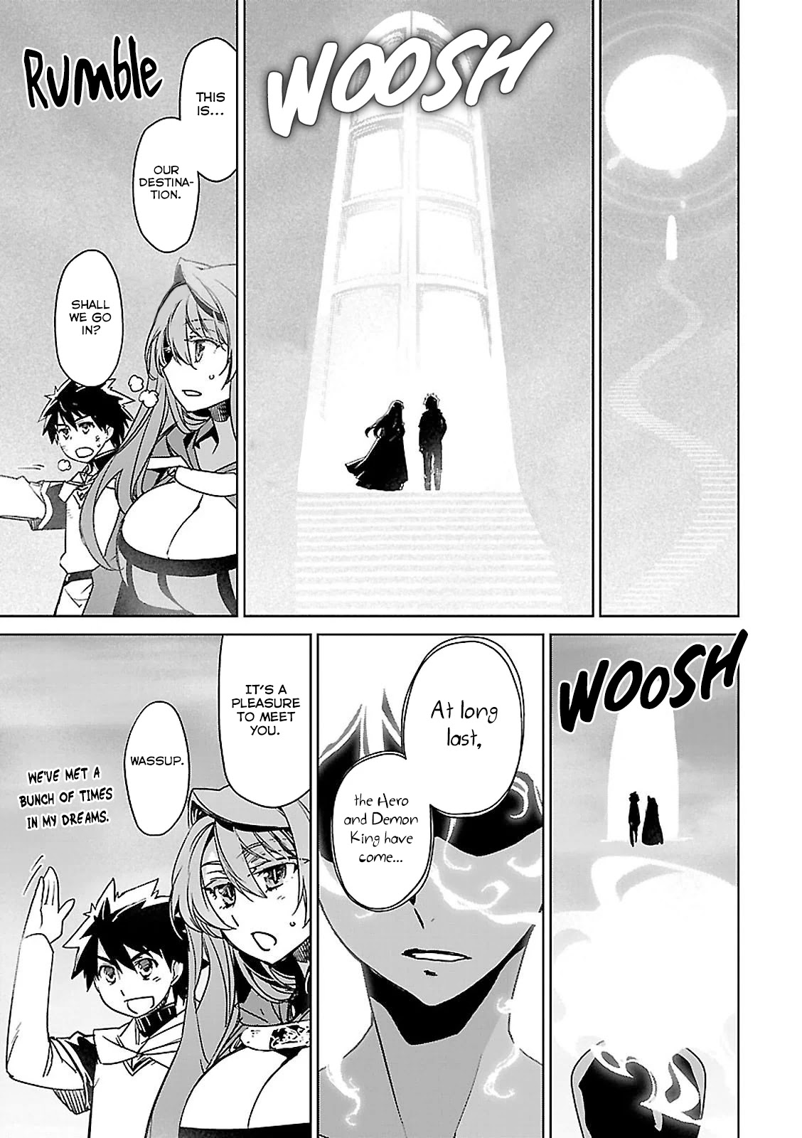 Maoyuu Maou Yuusha - "Kono Watashi no Mono Tonare, Yuusha yo" "Kotowaru!" Chapter 57 page 47 - Chapter 57