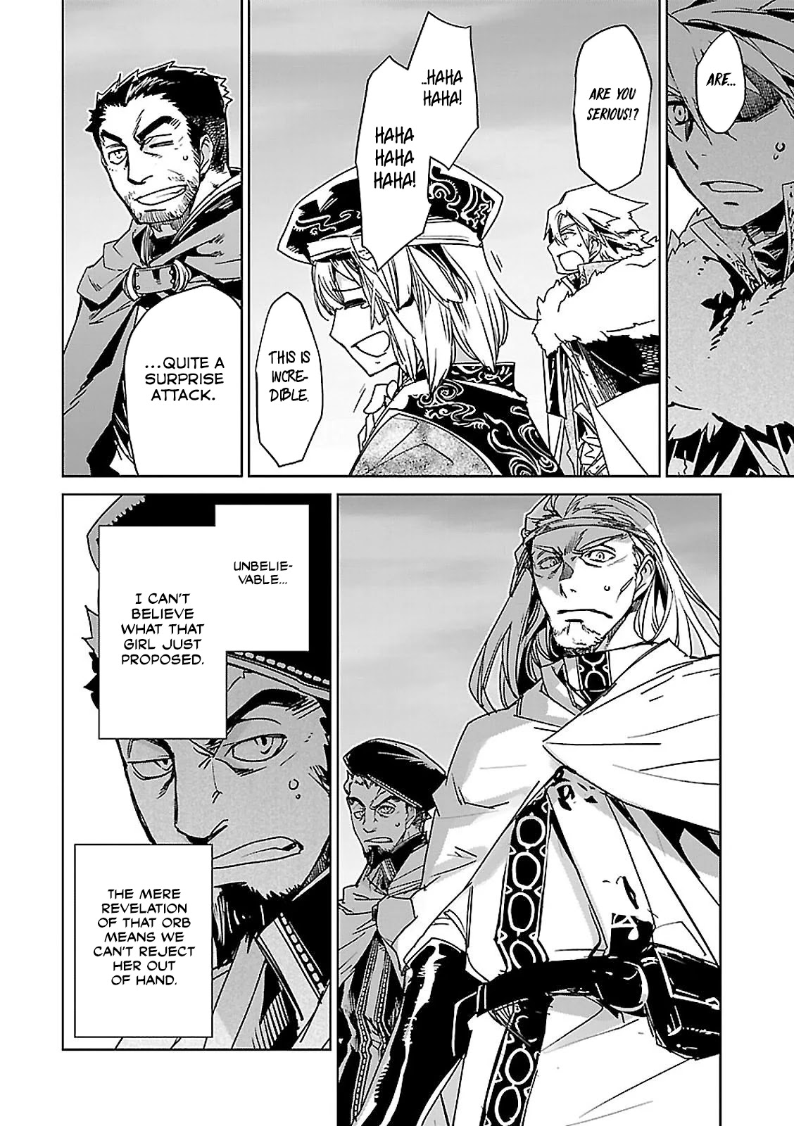 Maoyuu Maou Yuusha - "Kono Watashi no Mono Tonare, Yuusha yo" "Kotowaru!" Chapter 57 page 5 - Chapter 57