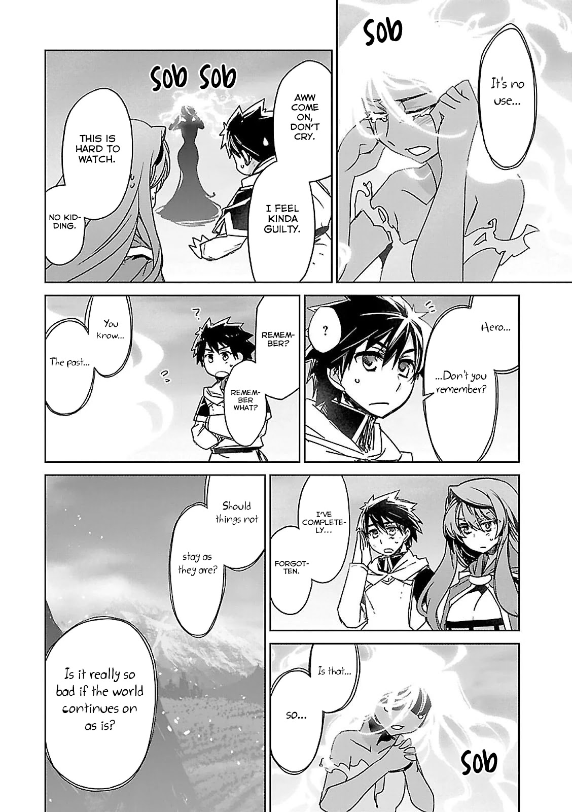 Maoyuu Maou Yuusha - "Kono Watashi no Mono Tonare, Yuusha yo" "Kotowaru!" Chapter 57 page 50 - Chapter 57
