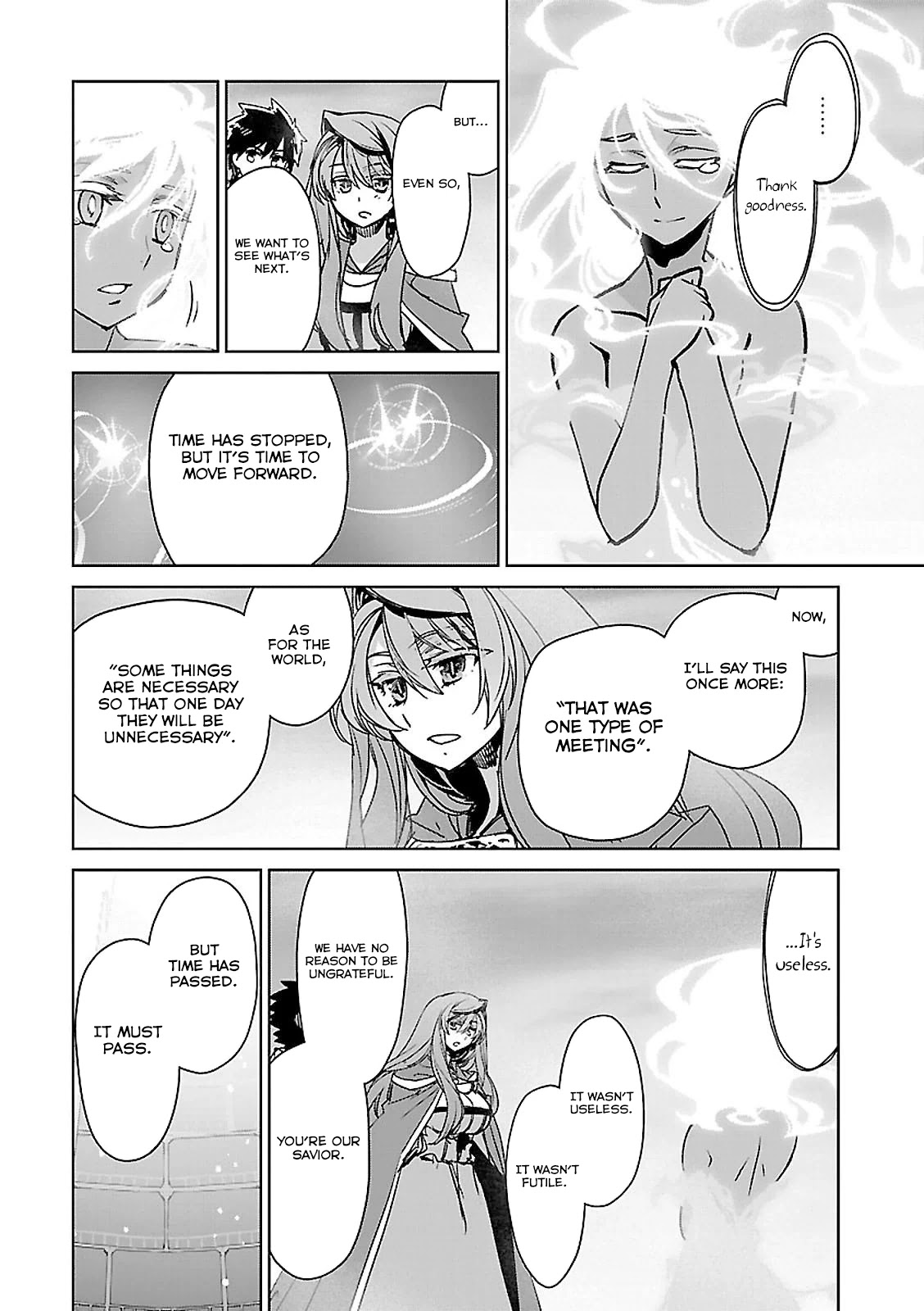 Maoyuu Maou Yuusha - "Kono Watashi no Mono Tonare, Yuusha yo" "Kotowaru!" Chapter 57 page 52 - Chapter 57