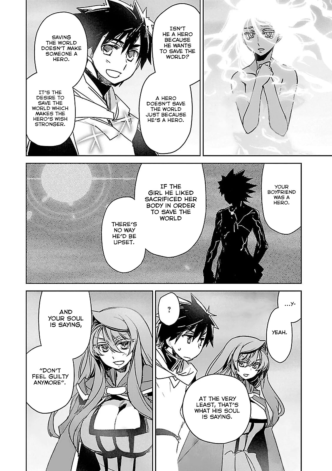 Maoyuu Maou Yuusha - "Kono Watashi no Mono Tonare, Yuusha yo" "Kotowaru!" Chapter 57 page 56 - Chapter 57