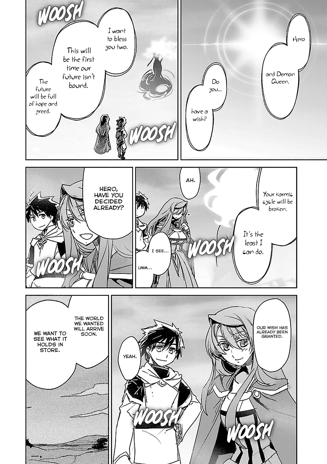 Maoyuu Maou Yuusha - "Kono Watashi no Mono Tonare, Yuusha yo" "Kotowaru!" Chapter 57 page 58 - Chapter 57