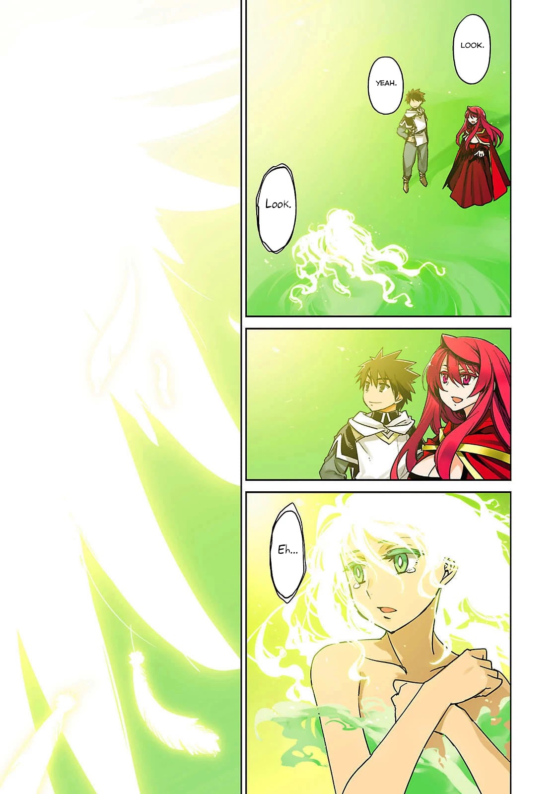 Maoyuu Maou Yuusha - "Kono Watashi no Mono Tonare, Yuusha yo" "Kotowaru!" Chapter 57 page 61 - Chapter 57