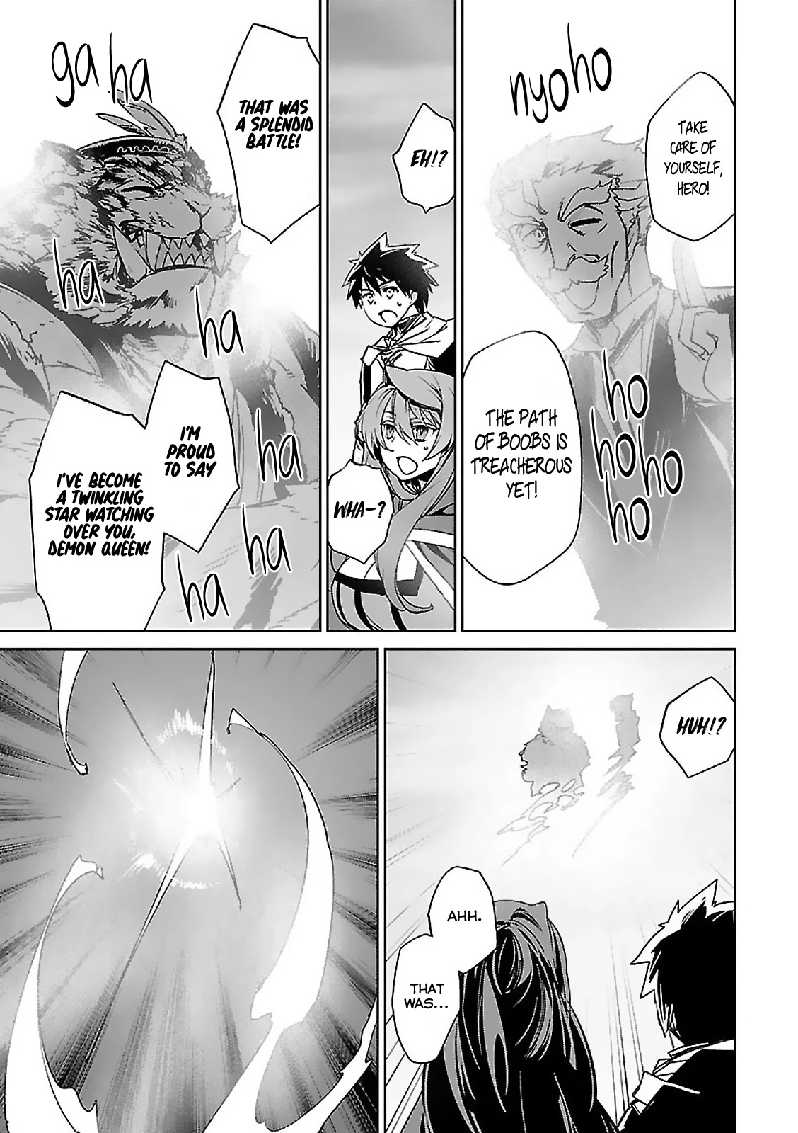 Maoyuu Maou Yuusha - "Kono Watashi no Mono Tonare, Yuusha yo" "Kotowaru!" Chapter 58 page 42 - Chapter 58 [END]