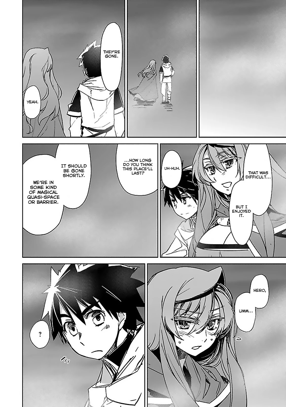 Maoyuu Maou Yuusha - "Kono Watashi no Mono Tonare, Yuusha yo" "Kotowaru!" Chapter 58 page 45 - Chapter 58 [END]