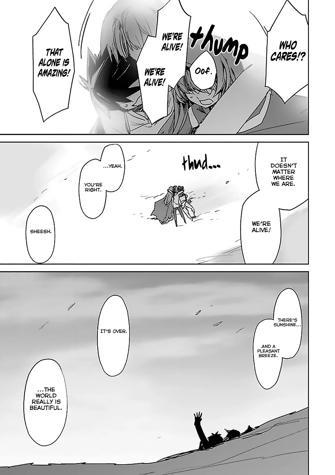 Maoyuu Maou Yuusha - "Kono Watashi no Mono Tonare, Yuusha yo" "Kotowaru!" Chapter 58 page 56 - Chapter 58 [END]