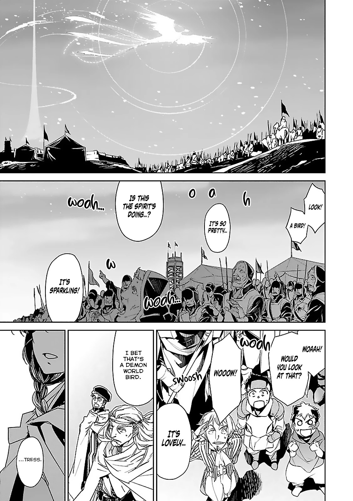 Maoyuu Maou Yuusha - "Kono Watashi no Mono Tonare, Yuusha yo" "Kotowaru!" Chapter 58 page 9 - Chapter 58 [END]